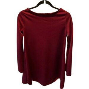 Zara Dark Red Long Sleeve Mini Dress SIZE SMALL